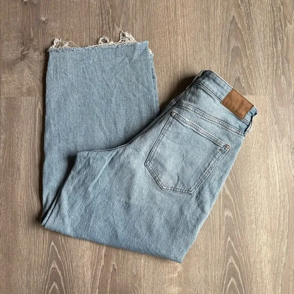 Madewell The Curvy Perfect Vintage Wide-Leg Crop Jean
